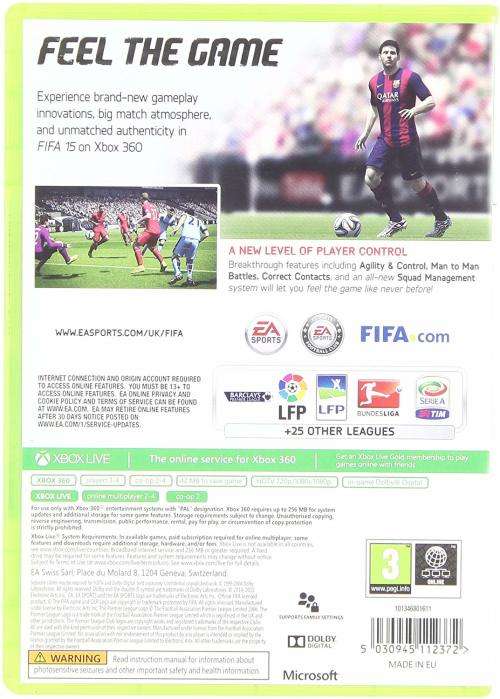 FIFA 15 (Xbox 360), Free Shipping on Additional Games