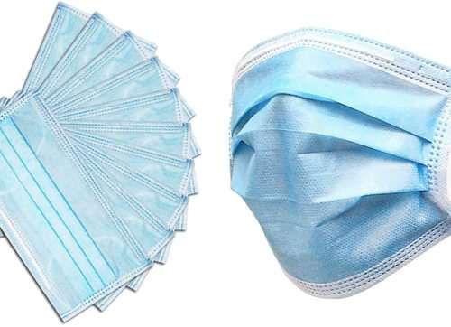 Surgical Medical Face Masks, 3-Layer Protection with Melt-Blown Fabric Filter - Pack of 20