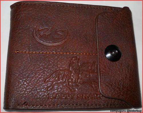 Awesome Designed Men's Leather Wallet, can hold 9 Credit Cards!