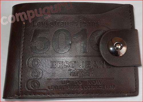 **Levi's** Exclusively designed Men Wallet, 100% Leather @R1 Make it Snappy!!!.