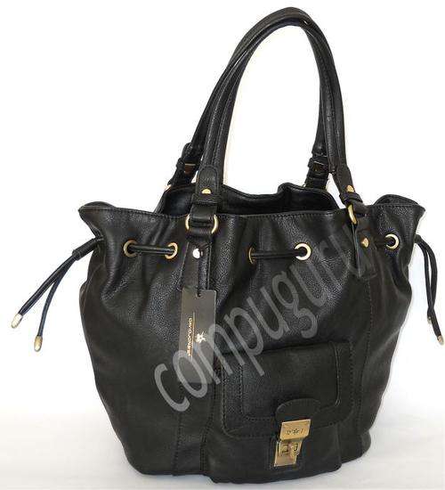 Gorgeous twin handle drawstring Handbag - By David Jones
