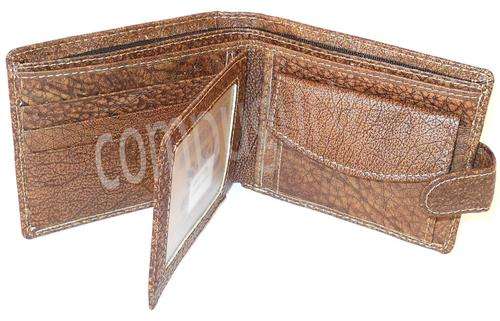 Men Leather Wallet  Credit Card slots,Notes & Coins Compartments !!!