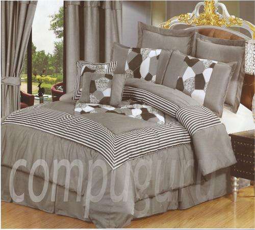 Queen Size High Quality Luxury Comforter - 12 Piece Set - @R1
