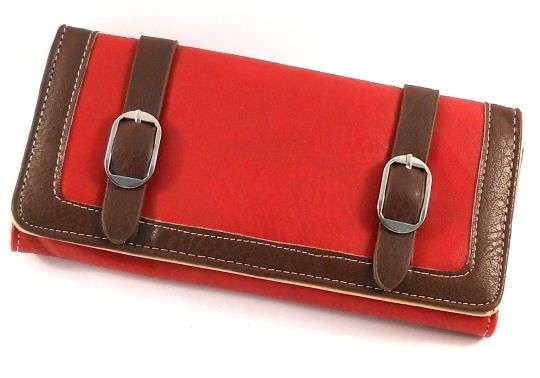 High Quality Women Wallet - 11 Card Slot & Zipped Coin Compartment
