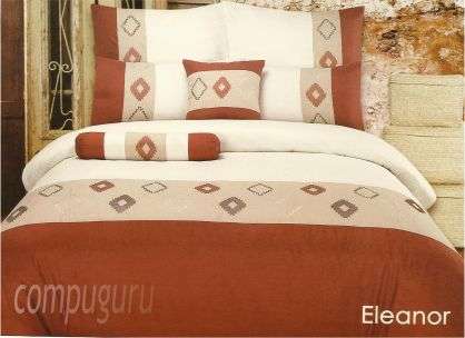 New Classic 3 Piece Embroidered Duvet Cover Set - **Made in Italy**