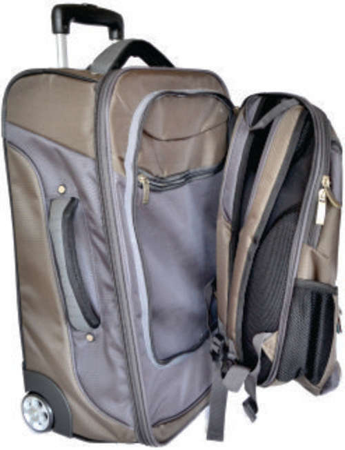 **Worth R3550.00** - Multi-Attitude 2-in-1 Backpack and Trolley Travelling Bag