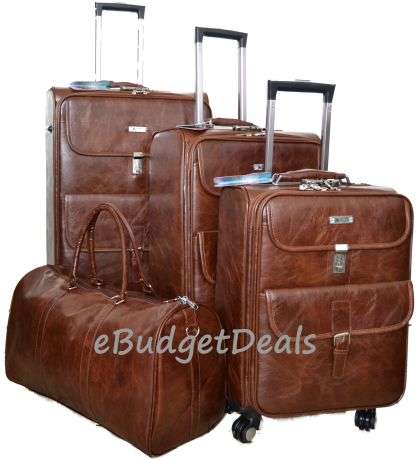 **Set Of 4 Bags** High Quality Travelling Luggage Bags with 360 degrees Universal Wheels