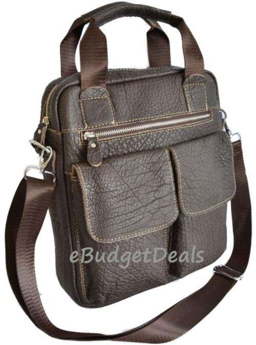 High Quality Genuine Leather Unisex Shoulder Messenger Bag, Cross body Handbag **No Reserve Price**