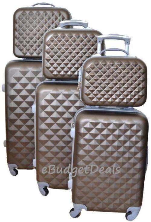 **Set Of 6 Bags** High Quality ABS Travelling Luggage Bags with 360 degrees Universal Wheels