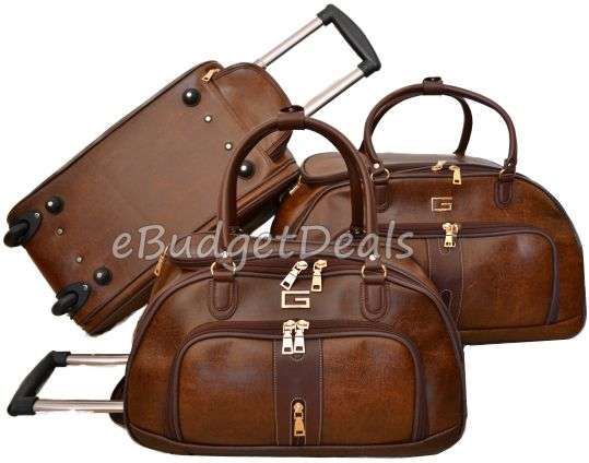 **Worth R2,950.00** Set of 3 X High Quality Duffle Luggage Bags with Roller Skate Wheels @ R1
