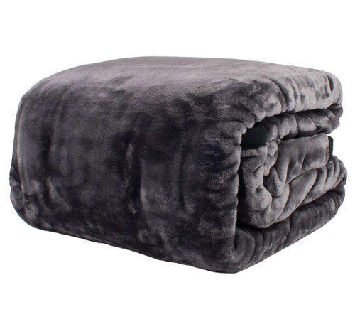 Quality Mink Winter Blanket - 3 Ply Queen Size- Grey **Snooze! You Loose**