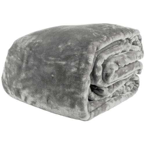 Quality Mink Winter Blanket - 5.5kg 2Ply Queen Size - Available in Grey *Snooze! You Loose*