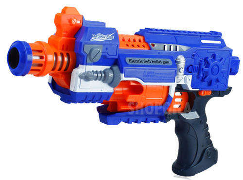 Electric Soft Bullet Gun Battery Operated Soft Bullet Blaster Age 6+ - 20 Soft Bullets Included