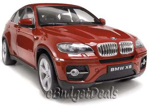 Remote Controlled BMW X6 xDrive 50i - 1:24 Diecast Model Car - With Rechargeable Batteries