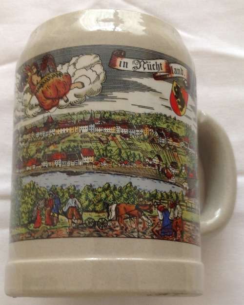 Swiss Beer Tankard -  "Bern Die Hauptstatt In Nuchtland"