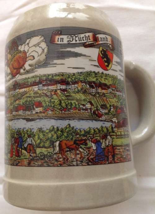 Swiss Beer Tankard -  "Bern Die Hauptstatt In Nuchtland"