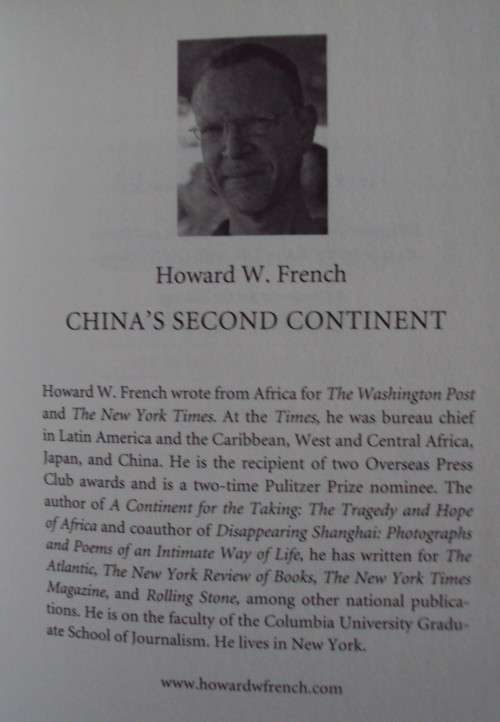 China's Second Continent - Howard W. French