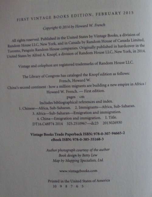 China's Second Continent - Howard W. French
