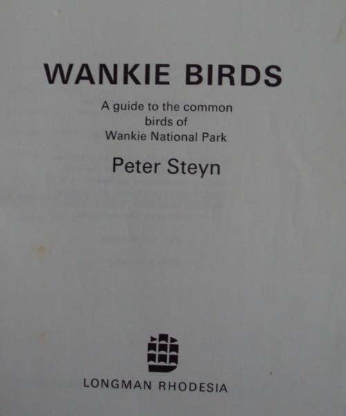 Hwange | Wankie Birds: Peter Steyn
