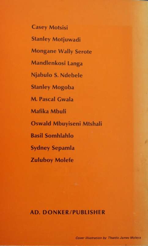 To Whom It May Concern - An Antthology of Black South African Poetry