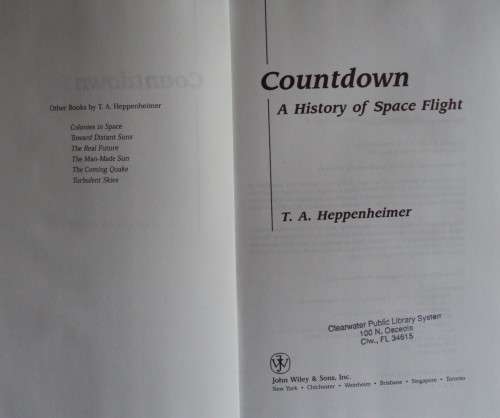 Countdown: A History of Space Flight -   T A Heppenheimer