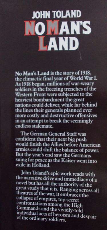 No Mans Land  The Story of 1918  WW1: John Toland