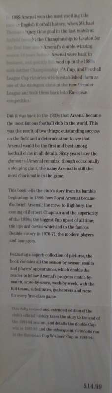 Arsenal - The Official History: Phil Soar & Martin Tyler