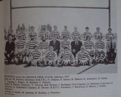 Rhodesia Rugby : A History of the National Side 1898 - 1979 - Jonty Winch