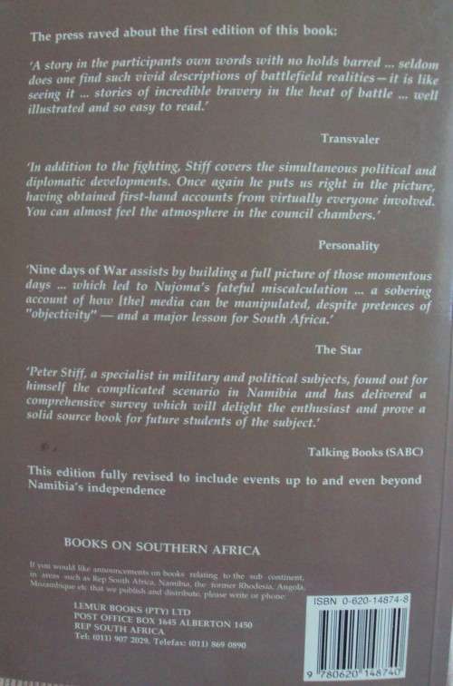 Nine Days of War and South Africa's Final Days in Namibia Peter Stiff