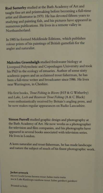 The Wild Trout - The Natural History of an Endangered Fish: Rob Sutterby Malcolm Greenhalgh