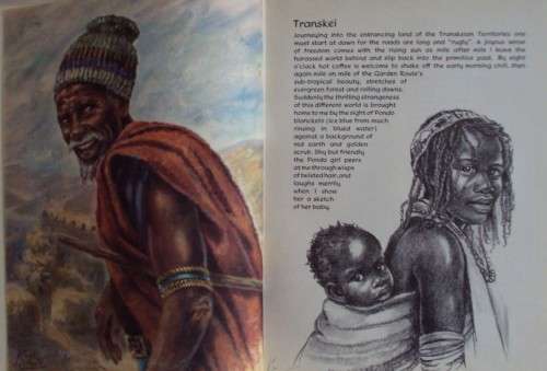 Sunburnt Sketches In Pencil, Paint and Prose Kent Cottrell - Signed