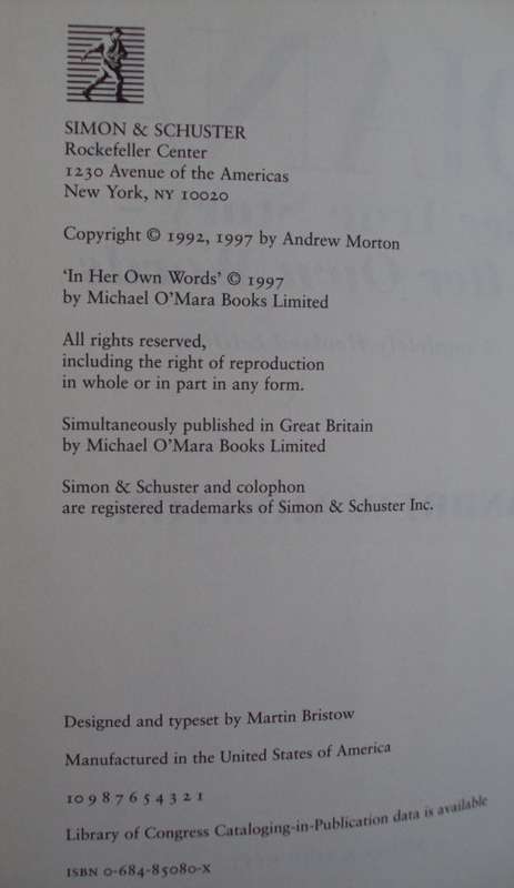 Diana Her True Story Andrew Morton