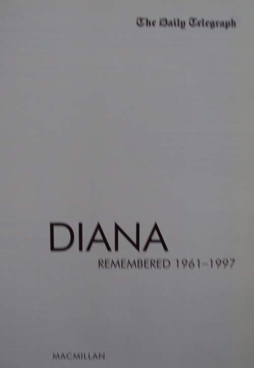 2 Princess Diana Books - Diana Remembered and Diana - A Tribute