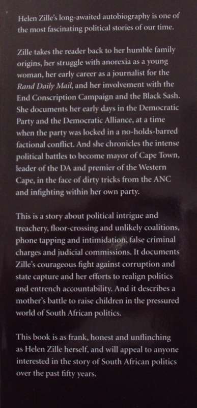 Not Without a Fight The Autobiography Helen Zille