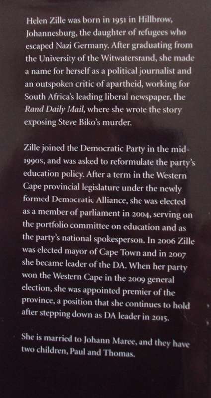 Not Without a Fight The Autobiography Helen Zille