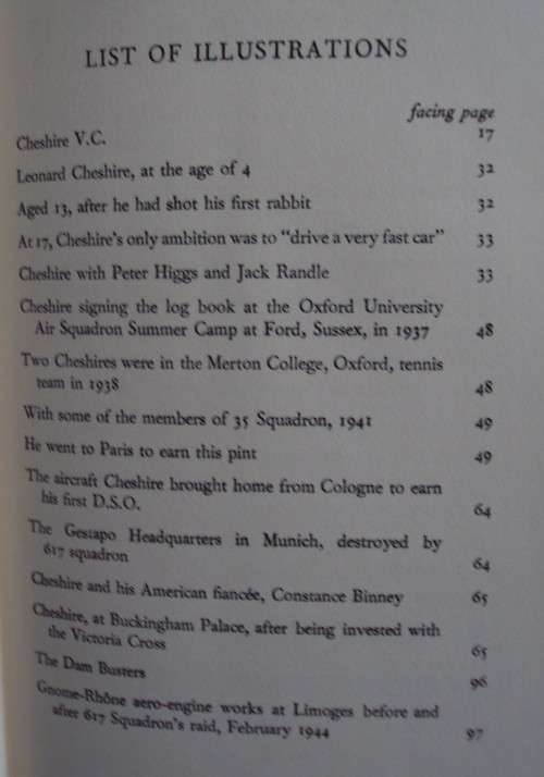 Cheshire V.C. A Study of War and Peace Russell Braddon