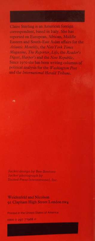 The Terror Network The Secret War of International Terrorism Claire Stirling