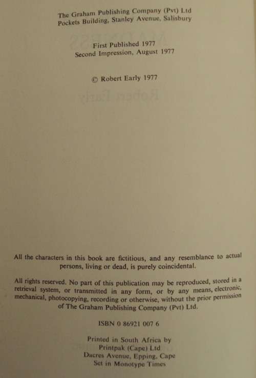 A Time of Madness - Robert Early