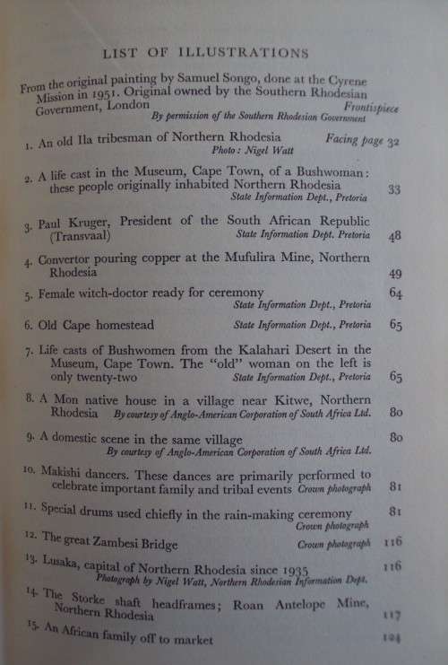Report From The Rhodesia`s H Maclear Bate