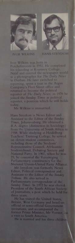 The Super Afrikaners - Inside The Afrikaner Broederebond Ivor Wilkins and Hans