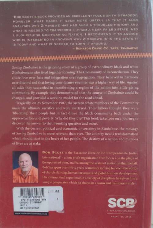 Saving Zimbabwe Life, Death Hope in Africa Bob Scott