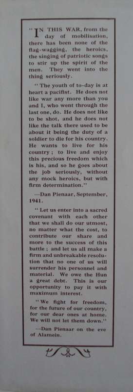 Pienaar of Alamein - A M Pollock