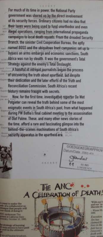 Total Onslaught Apartheid`s Dirty Tricks Exposed - De Wet Potgieter