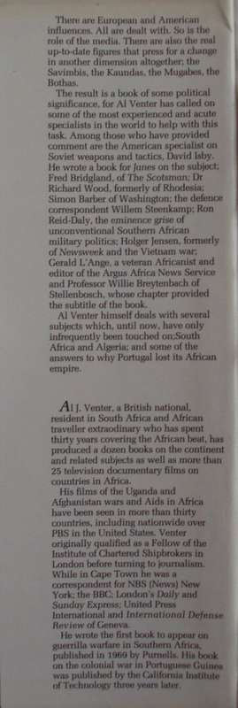 Challenge Southern Africa Wihin the African Revolutionary Context Edited by Al J. Venter