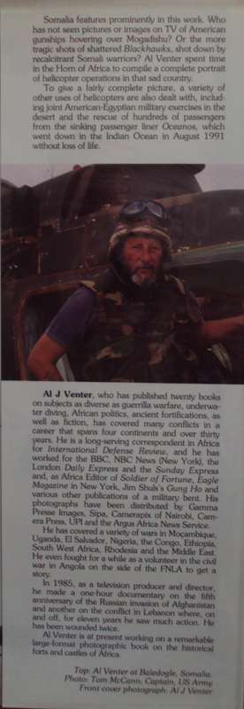 The Chopper Boys Helicopter Warfare in Africa Al J Venter