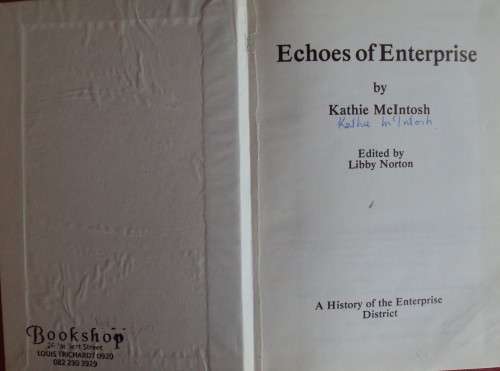 Echoes of Enterprise A History of the Enterprise District - Signed Copy Kathie McIntosh