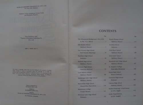 Some Renowed Rhodesian Senior Schools and More Rhodesian Senior Schools I P Maclaren