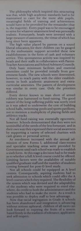Some Renowed Rhodesian Senior Schools and More Rhodesian Senior Schools I P Maclaren