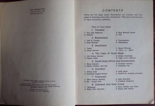 Sunburnt Sketches of Africa South, East & West In Pencil & Prose Kent Cottrell Signed