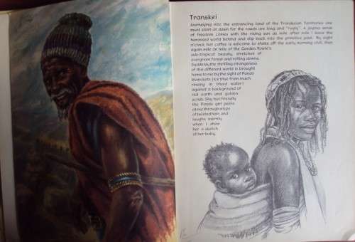 Sunburnt Sketches of Africa South, East & West In Pencil & Prose Kent Cottrell Signed